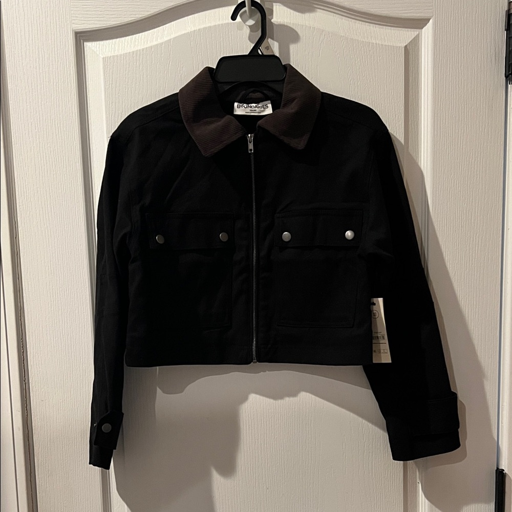 No Boundaries Black and Brown Jacket